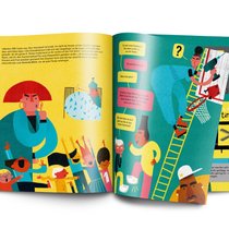 Starke Farben, frecher Strich: Illustratorin Elina Brasilia geht eindrücklich und humorig zur Sache.