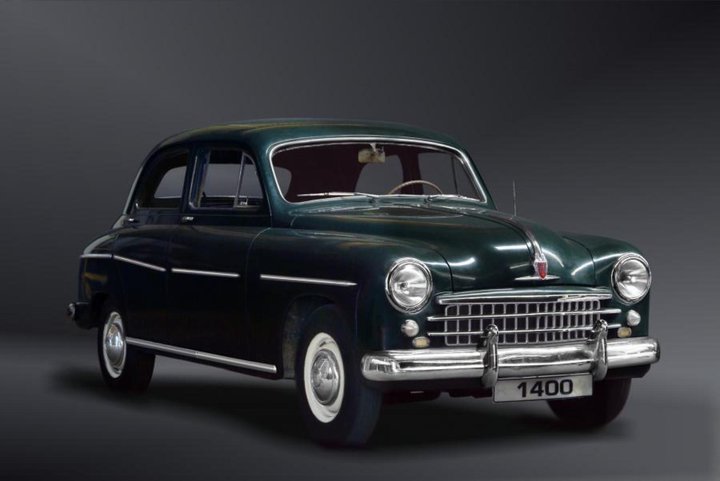 Der Seat 1400 war eine Lizenzfertigung des Fiat 1400.