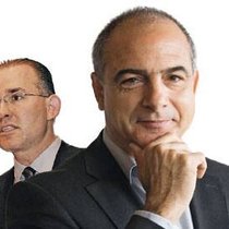 Das Büro bei Sonova wegen Verdachts auf Insiderhandel geräumt: Valentin Chapero, früherer CEO (r.), Oliver Walker, Ex-Finanzch