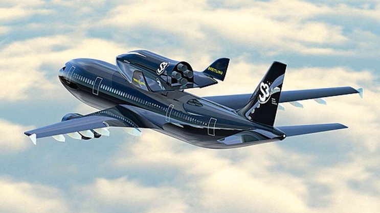 Huckepack: auf dem Rücken eines Airbus auf 10 000 Meter und dann ab ins All!