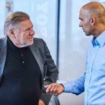 Jürg Marquard und Bijan Khezri, Aufnahme aus dem Jahr 2018.