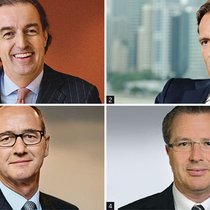 Die Alpine-Select-Connection: Raymond Bär (1), Walter Berchtold (2), Daniel Sauter (3) und Thomas Amstutz (4).