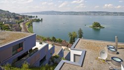 Häuser im Kanton Schwyz mit Blick auf den Zürichsee: Der Kauf der Traumimmobilie birgt Risiken. 
