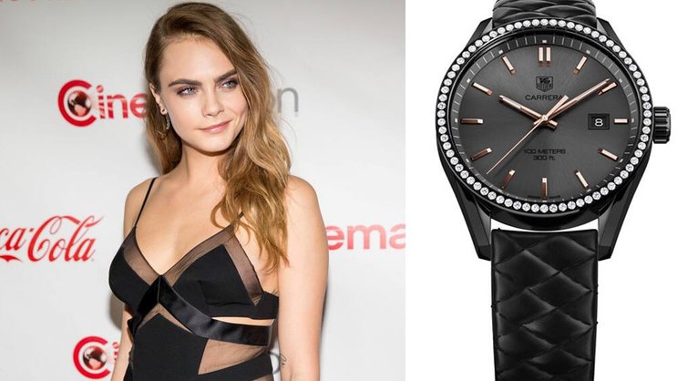 Das erste Model, das für Tag Heuer wirbt: Cara Delevingne.Keystone/PR