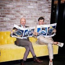 Breitling-CEO Georges Kern (links) und Breitling-Präsident Alfred Gantner.
