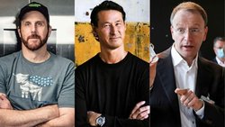 Beyond-Meat-Gründer Ethan Brown (l.) und Oatly-CEO Toni Petersson (M.) laufen die Anleger davon. Nestlé-Chef Mark Schneider kam an der Börse deutlich besser davon.
