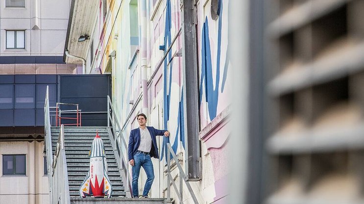 Marc Lamarche: Gründer und CEO des Bezahldienstes SwissPay. Tina Sturzenegger