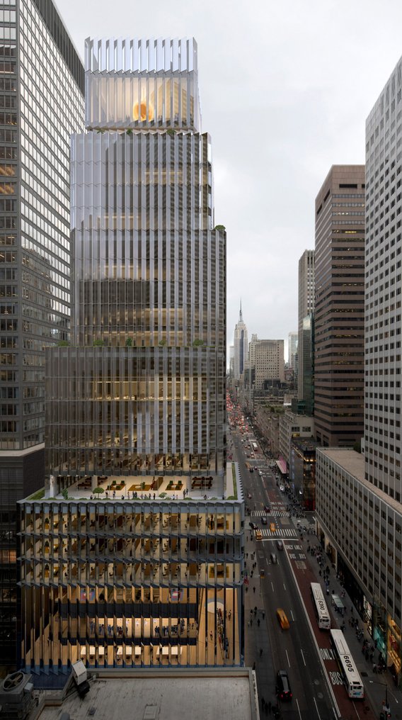 Rolex-Gebäude in Manhatten (Entwurf)