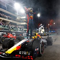 Weltmeister Max Verstappen auf seinem Oracle-Red-Bull-Boliden.