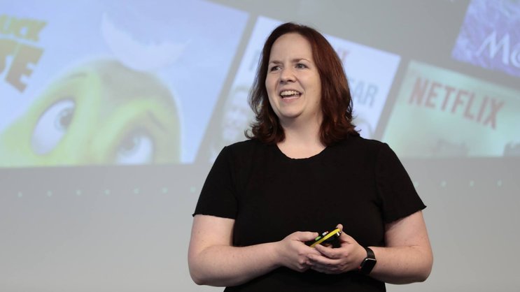 Michelle Ufford sprach am Gottlieb Duttweiler Institut GDI in Rüschlikon.