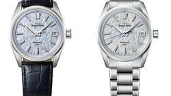Grand Seiko SLGB001: Das Platinmodell mit eisblauem Zifferblatt ist auf 80 Stück limitiert und kostet 42'000 Fr. (aus Titan 12'000 Fr.).