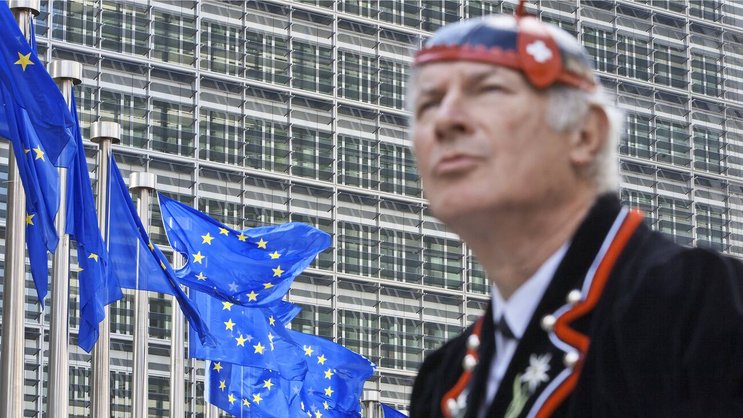 EU-Zentrale in Brüssel: Die Schweiz profitiert vom Binnenmarkt.