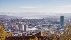 Blick über Zürich.