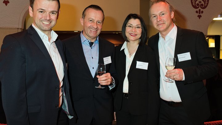 Christos Mitos, Leiter CCOE/SAP, Die Post;Reto von Arb, Crealistic;Petra Bittner, Crealistic;Marcel Zander, Crealistic