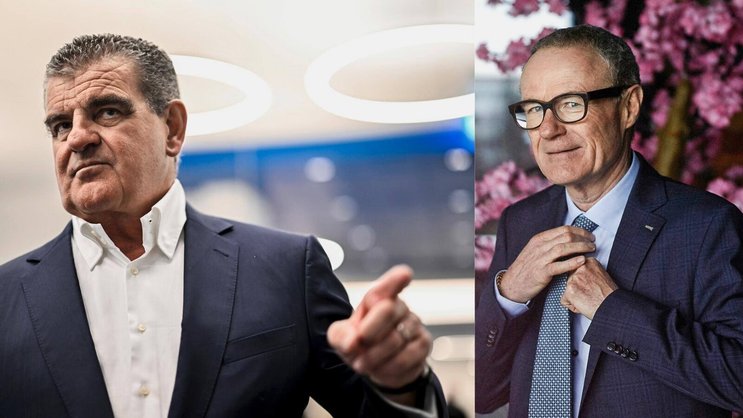 Grossaktionäre Peter Spuhler und Martin Haefner (von links).