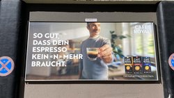 Mit diesem Slogan wirbt die Migros für ihre Eigenmarke Café Royal.