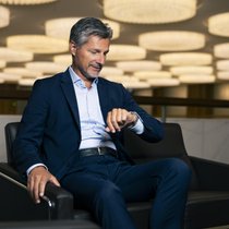 Er sieht weiteres Potenzial im Ausland: ZKB-Chef Urs Baumann im Hauptsitz an der Zürcher Bahnhofstrasse.