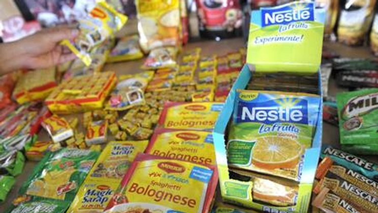 Der starke Franken drückt auf den Umsatz von Nestlé, aber nicht auf den Gewinn. (Bild: Keystone)