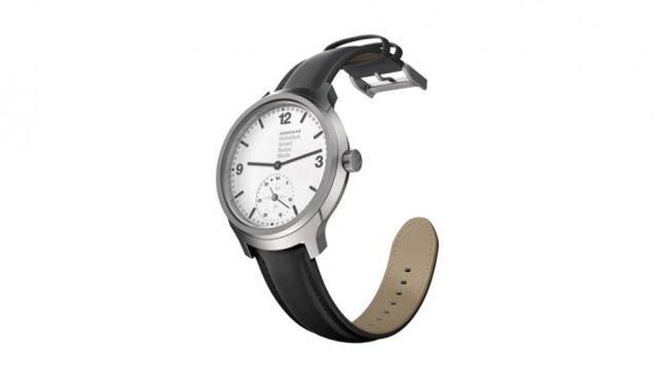 Smartwatch von Mondaine: Die Uhr verfügt über verborgene Fitness-Funktionen.Mondaine