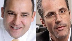 Sinn fürs Nachtleben: Thomas Matter (l.), Philippe Gaydoul.