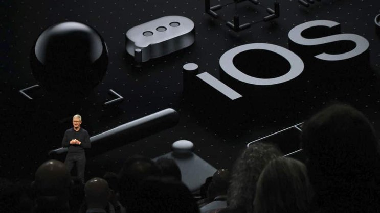 Tim Cook bei der Apple-Entwicklerkonferenz: Der traditionelle Anlass fand beim Hauptsitz im Silicon Valley statt.