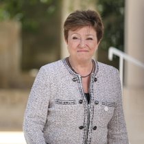 IWF-Chefin Kristalina Georgiewa am G7-Gipfel im italienischen Egnazia (14. Juni 2024).