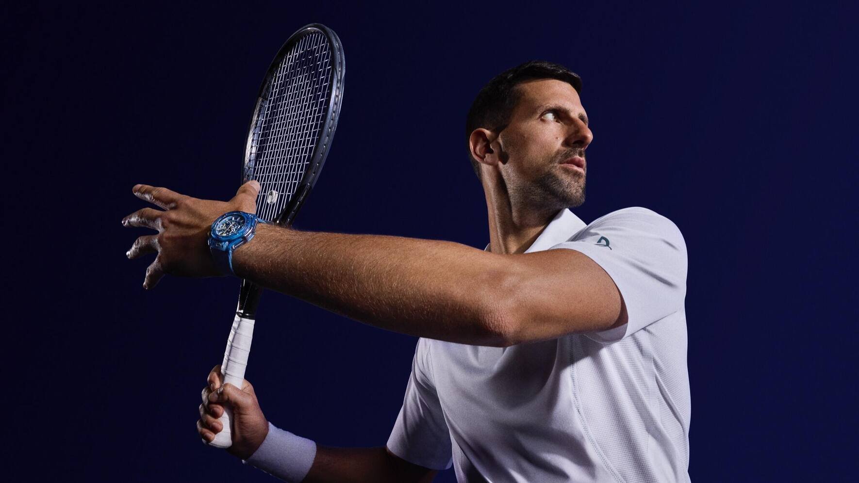 Novak Djokovic und die Uhr.