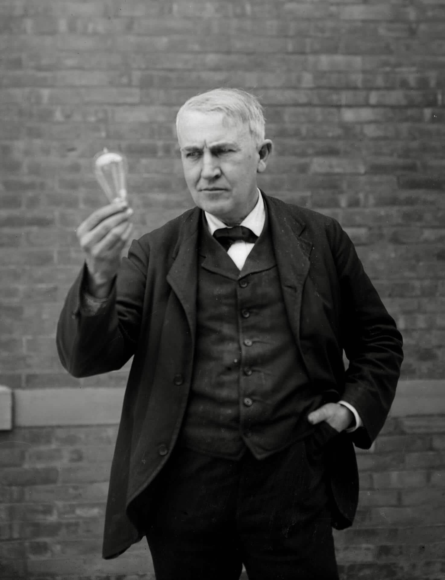 Erfinder Thomas Alva Edison.