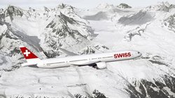 Boeing 777-300ER in Swiss-Bemalung: Bald schon Realität.  Boeing