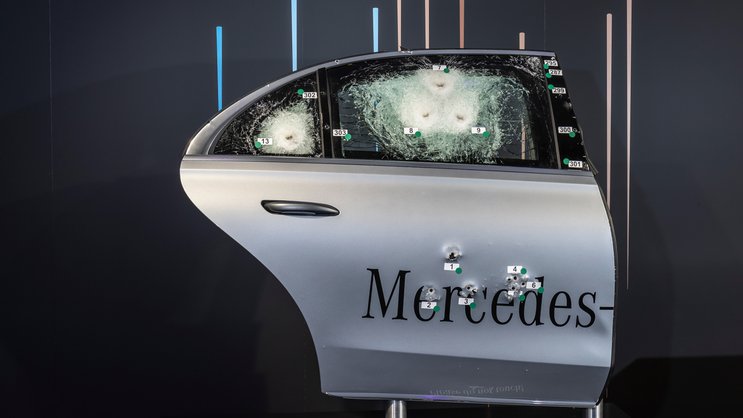 Gegen ein AK47-Gewehr hilft schon die Schutzklasse VR6. Der Guard hat sogar VR10!