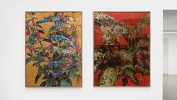 Werke von Olga Titus: Ohne Titel, 2021. Wendepailletten, Digitalprint. 130 × 170cm, 6300 Franken,Ed. 7 + 2 e.d.