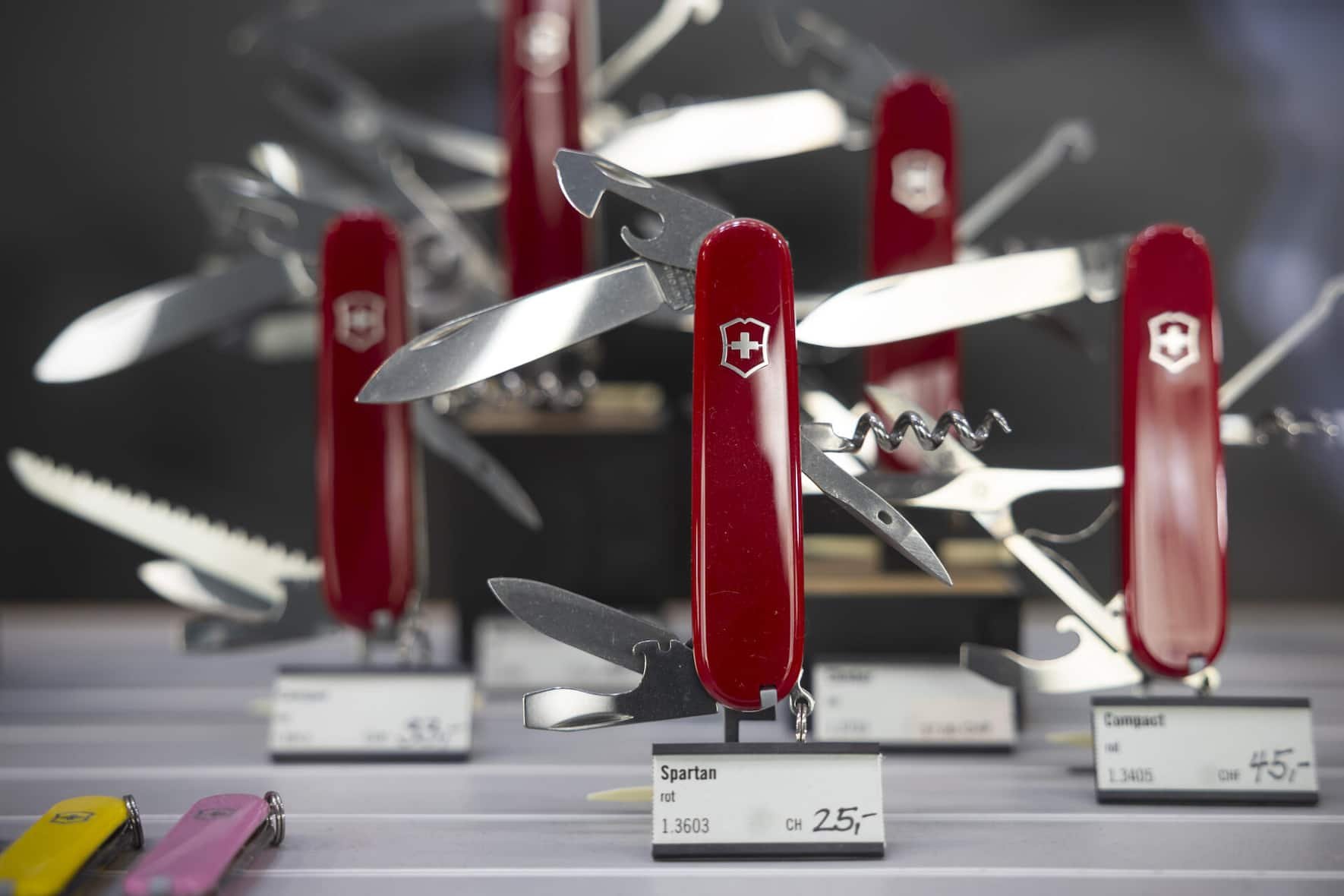 Ein beliebtes Produkt von Victorinox ist das Sackmesser.