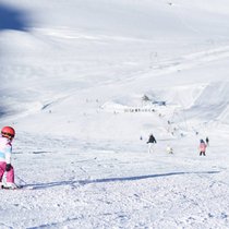 Auf der Piste: Saas-Fee ist dank der Höhe relativ schneesicher.