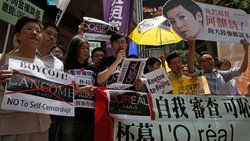 Protest: L’Oréal verärgert Hongkongs Demokratiebewegung. Keystone