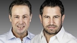 Die GenTwo-Gründer Philippe Naegeli (rechts) und Patrick Löpfe arbeiten im Hintergrund für fast 270 Finanzintermediäre.