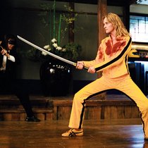 Das blutige Schwert von Hattori Hanzo aus «Kill Bill» Vol. 1 (2003): Für 43'750 Dollar versteigert (2022).