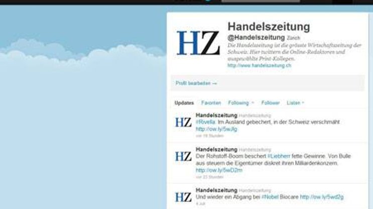 Der Kurznachrichtendienst Twitter ist bei Investoren der Renner. (Bild: Screenshot)