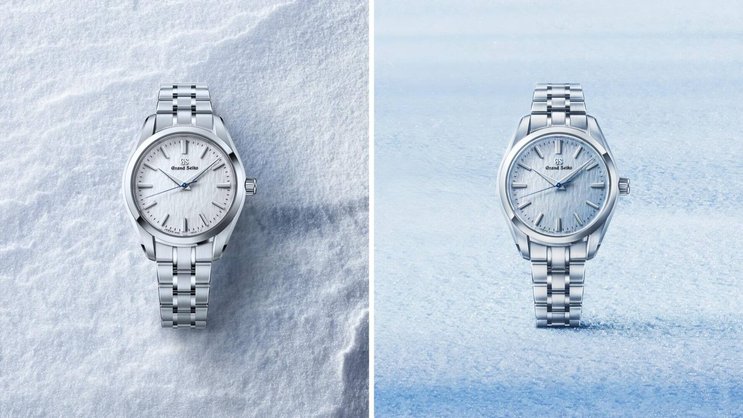 Die Zifferblätter Snowflake (l.) und Skyflake erzählen von Natur und Zeit.