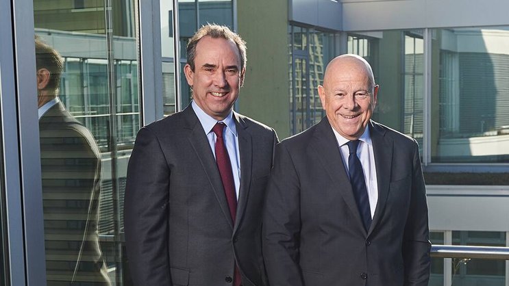 Führungsgespann bei LafargeHolcim: Eric Olsen (l.) und Beat Hess. Gerry Nitsch/font>