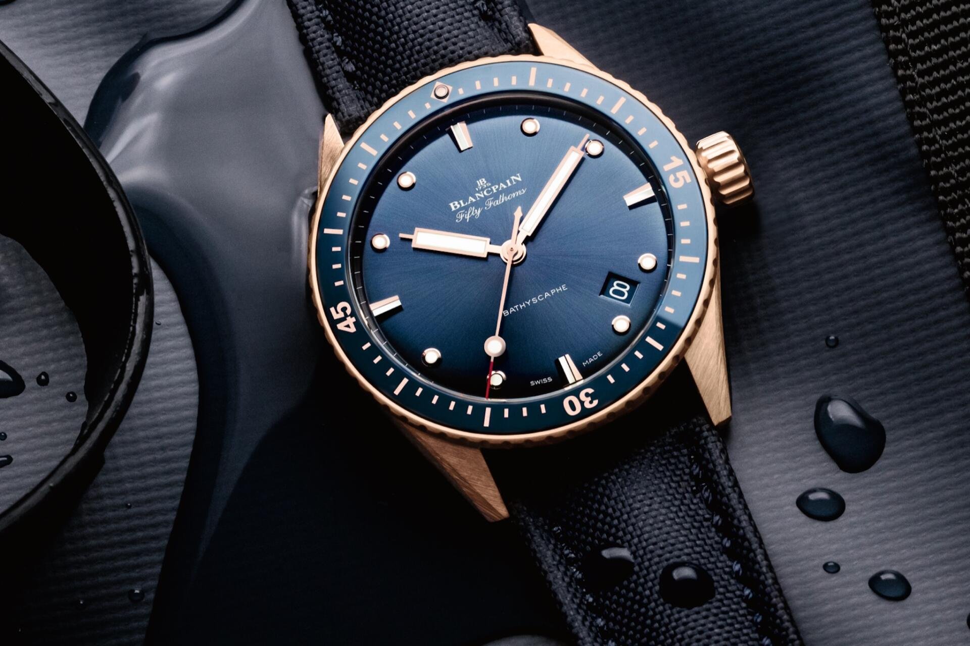 Fifty Fathoms von Blancpain.