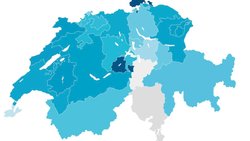 Je nach Wohnkanton geben die Menschen in der Schweiz sehr unterschiedliche Beträge fürs Auswärtsessen aus.