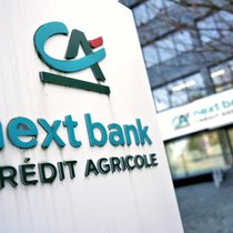Eine Bank spezialisiert auf Grenzgänger: Filiale von CA Next Bank in Basel.