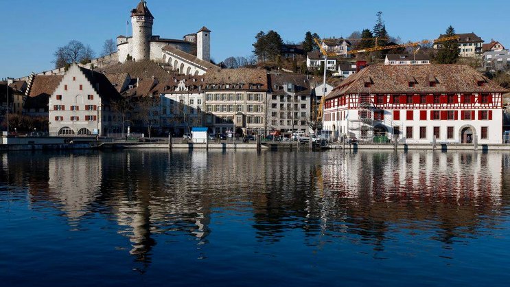 Schaffhausen: Eine der Städte, wo die prozentuale Zunahme der Firmengründungen am höchsten ist. (Bild: Keystone)