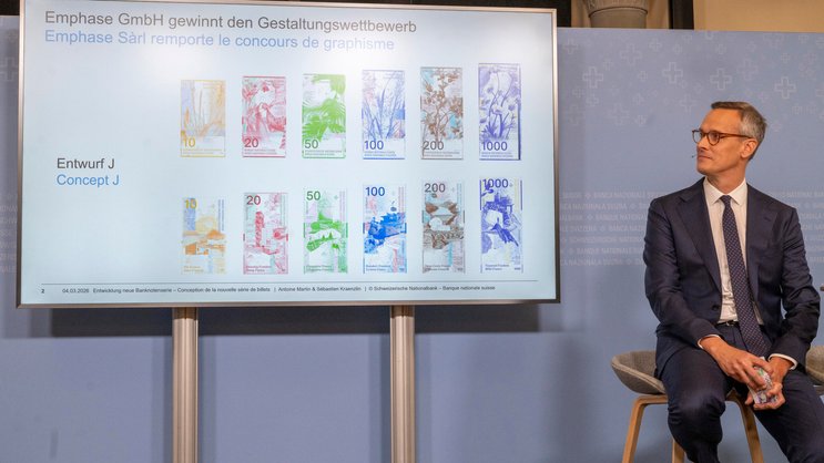 Am Mittwoch präsentiert die Schweizerische Nationabank die neuste Banknotenserie.
