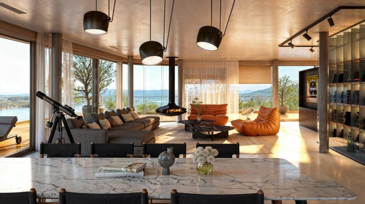 So sollen die Luxusresidenzen einst aussehen. (Visualisierung)