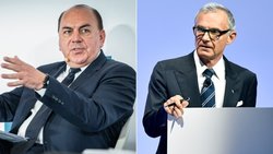 Prozess läuft: Die Amtszeiten von Axel Weber (l.) und Urs Rohner gehen dem Ende entgegen – doch die Nachfolgesuche ist nicht einfach.