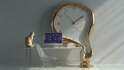 Wenn die Grenzen zwischen Arbeits- und Freizeit zerfliessen: Im Homeoffice folgen die wenigsten der Eight-to-five-Regel. (Diese Illustration wurde von einem KI-Modell generiert und von einem Menschen überprüft und finalisiert.)