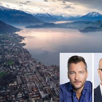 Über 1000 Blockchainfirmen sind im «Crypto Valley» rund um Zug angesiedelt. CVVC-Chef Mathias Ruch (l.) führt eine Warteliste, Bitcoin- Bloomberg Suisse-CEO Dirk Klee eine Einkaufsliste.