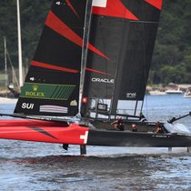 Das Schweizer SailGP-Team im Einsatz vor Rio de Janeiro: Beim nächsten Rennen der boomenden Segel-Serie wird ein neuer Hauptsponsor auf dem Boot prangen.