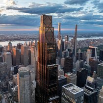 Der neue Mega-Tower von J.P. Morgan Chase prägt die Skyline von Midtown Manhattan.